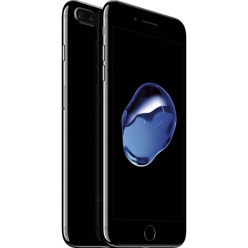 iPhone 7 plus Black Front & Back View