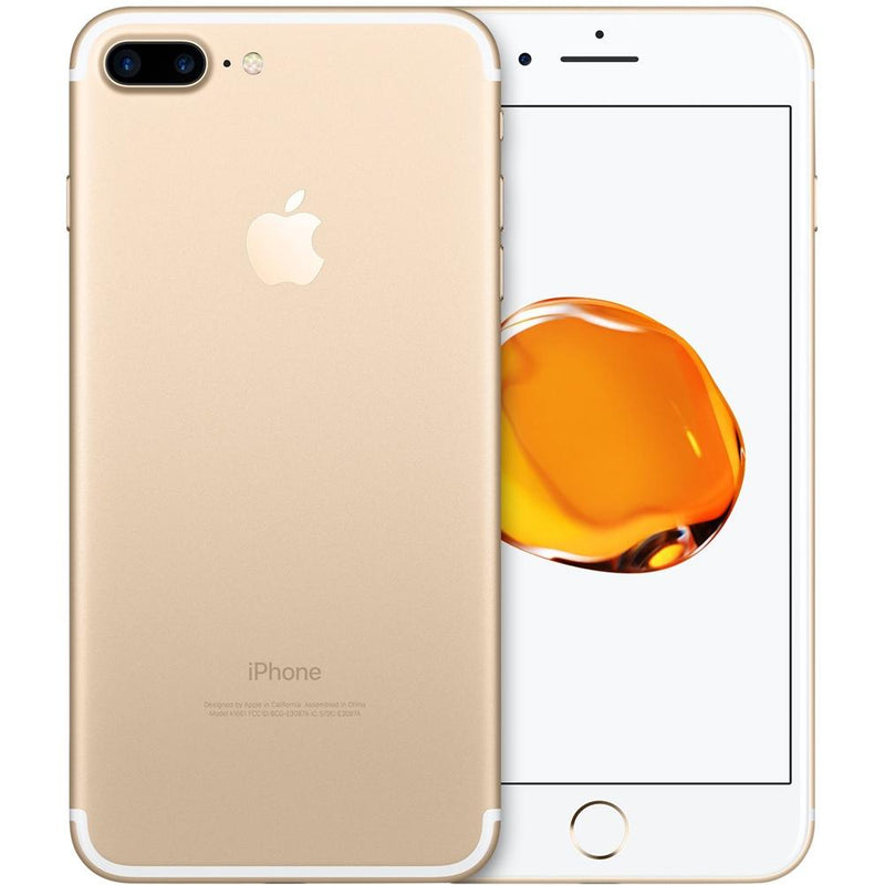 iPhone 7 plus Gold Front & Back View