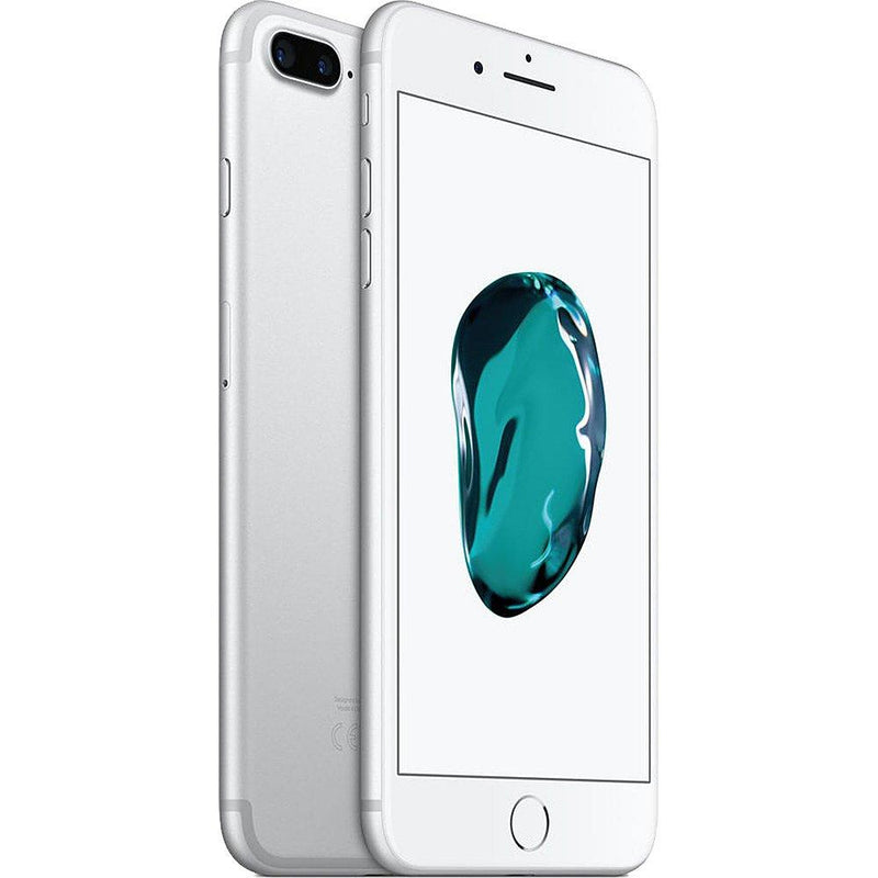 iPhone 7 plus Silver Front & Back View