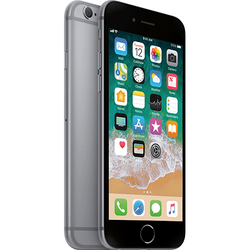 iPhone 6s Space Gray Front & Back View