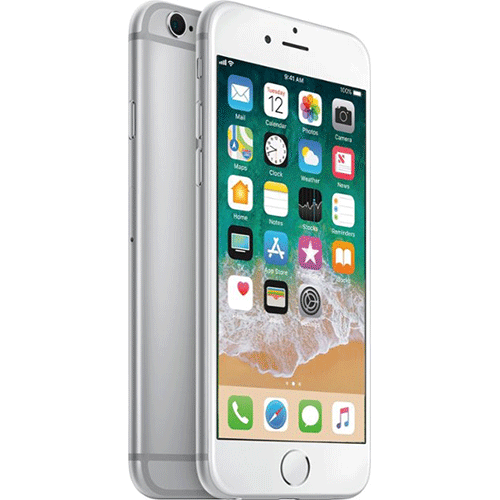 iPhone 6s plus Silver Front & Back View