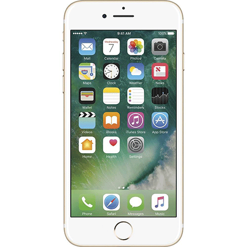 iPhone 7 Gold Front View