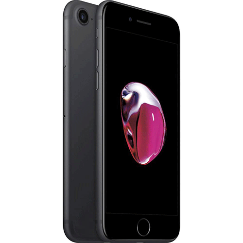 iPhone 7 Jet black Front & Back View