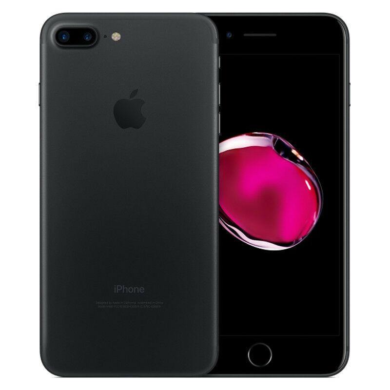 iPhone 7 plus Black Front & Back View