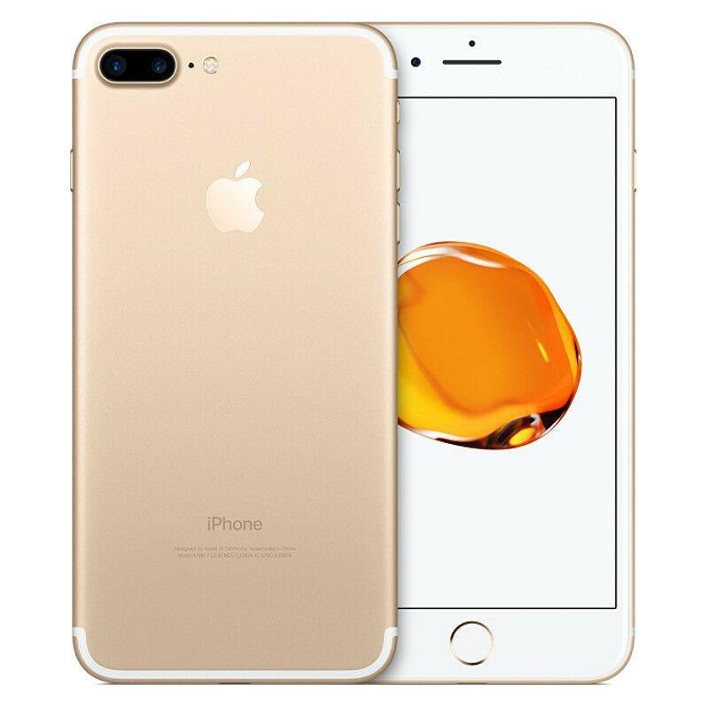 iPhone 7 plus Gold Front & Back View