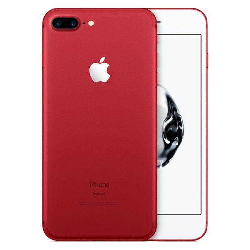 iPhone 7 plus Red Front & Back View